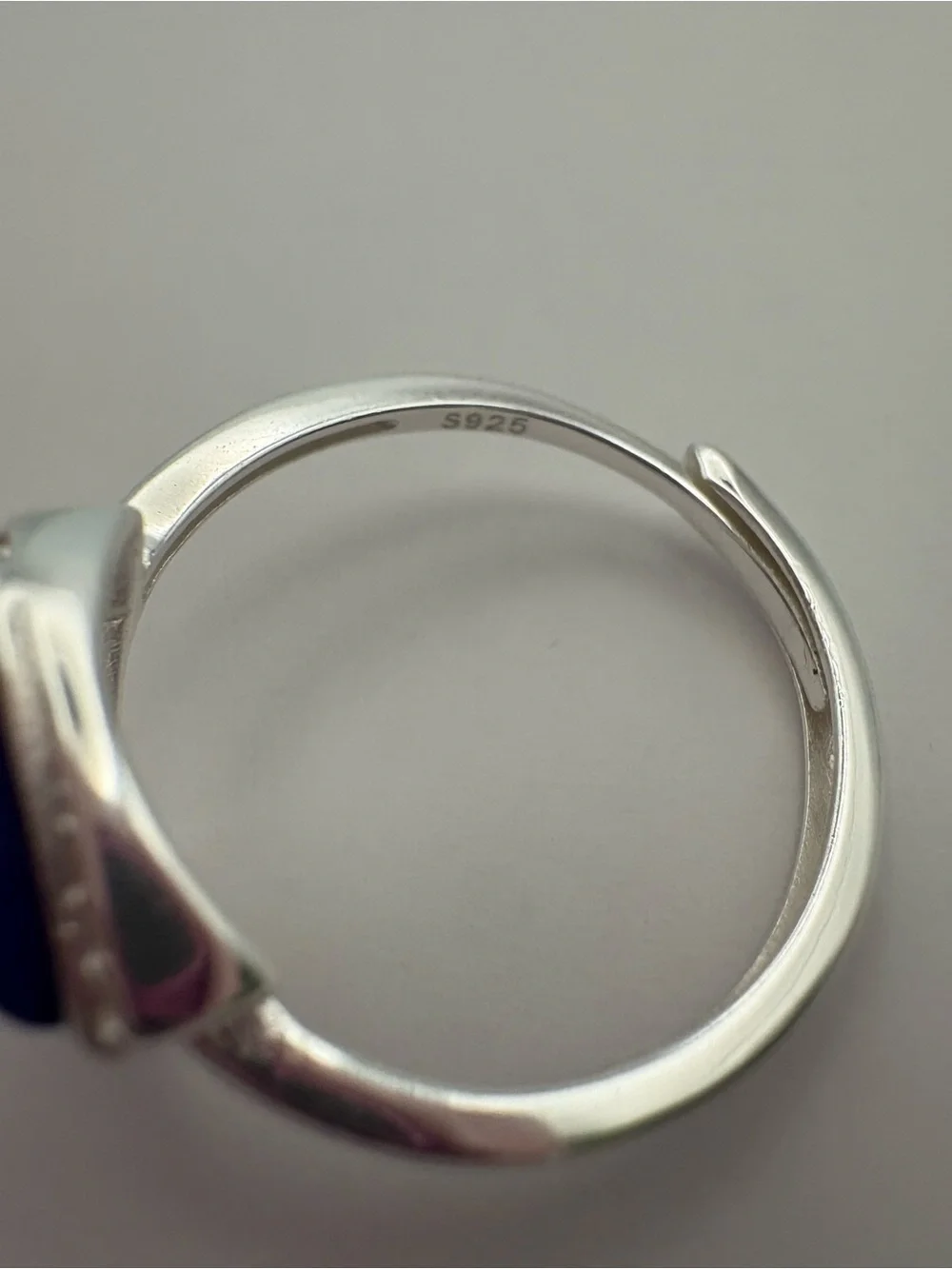 Lapis Triangle Ring (#R49)